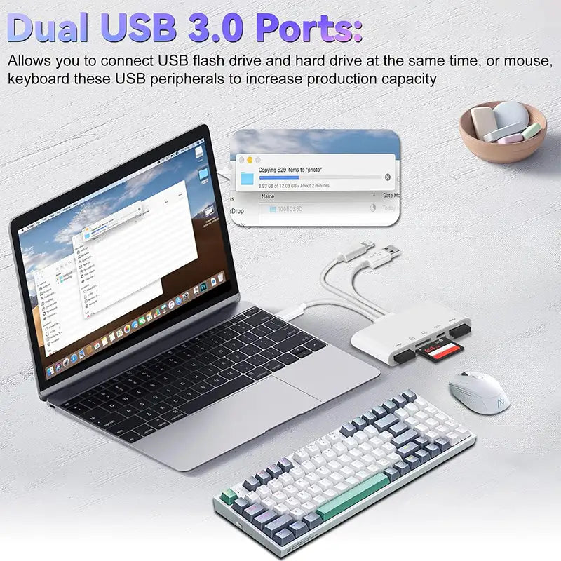 Dual USB 3.0 ports