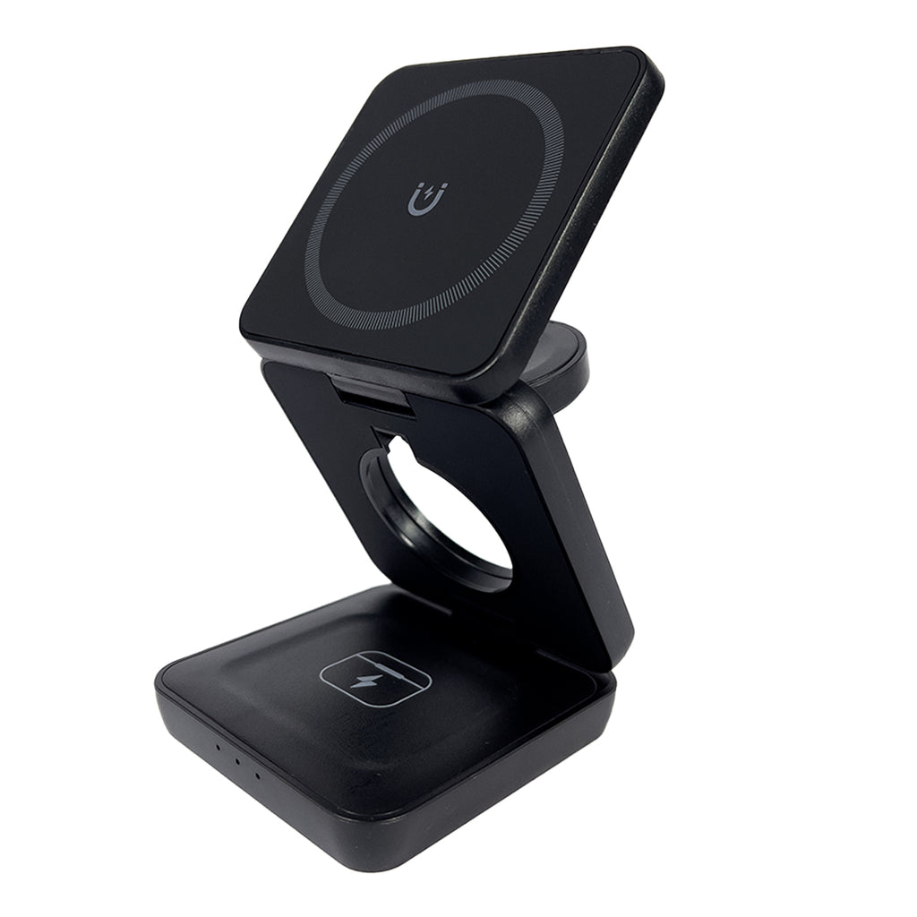 Foldable Magnetic Charger 3 in 1 Charging Station for iPhone